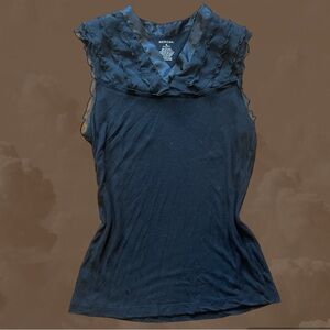 Gothic Ruffle Tank Top